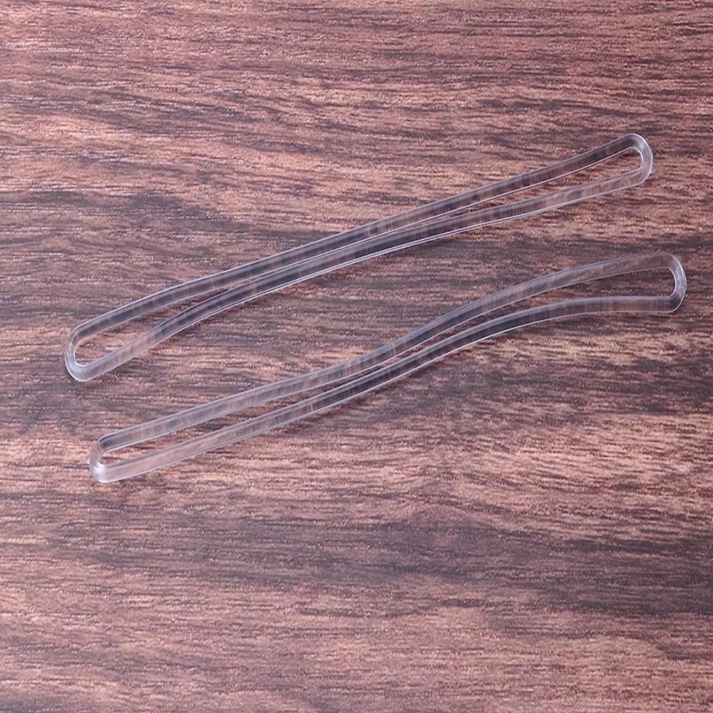 30 Pcs 6 Inch Transparent Plastic Transparent Name Tag Loop Tags Identification Cards Office