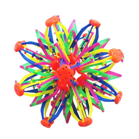 

Magic Telescopic Ball for Kids Adults Expandable Deformable Sensory Fidget Ball Colorful Plastic Hand Exercise And Anxiety Relief Toy S