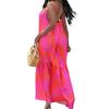 TW444 Summer Women's Spaghetti Strap Sexy Backless Long Dress - European & American Vacation Style