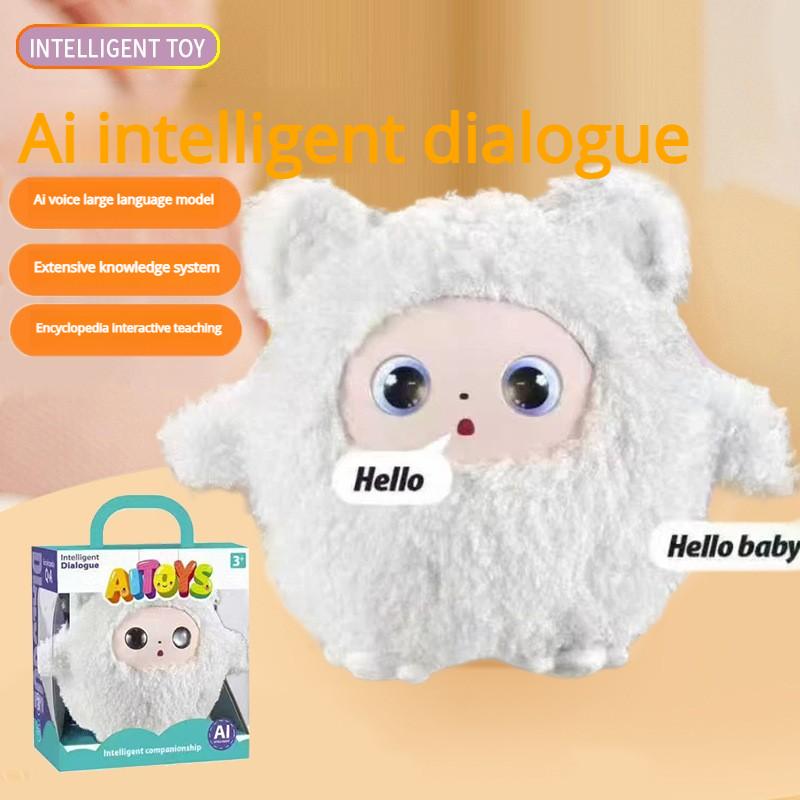 

ИИ Плюшевая Игрушка WУмный ГолосСветодиодные ГлазаИнтерактивный Компаньон для РебенкаВзрослогоГотов к ПодаркуПерезаряжаемый Электронный Питомец откройте веселую жизнь WПриложение Tuya