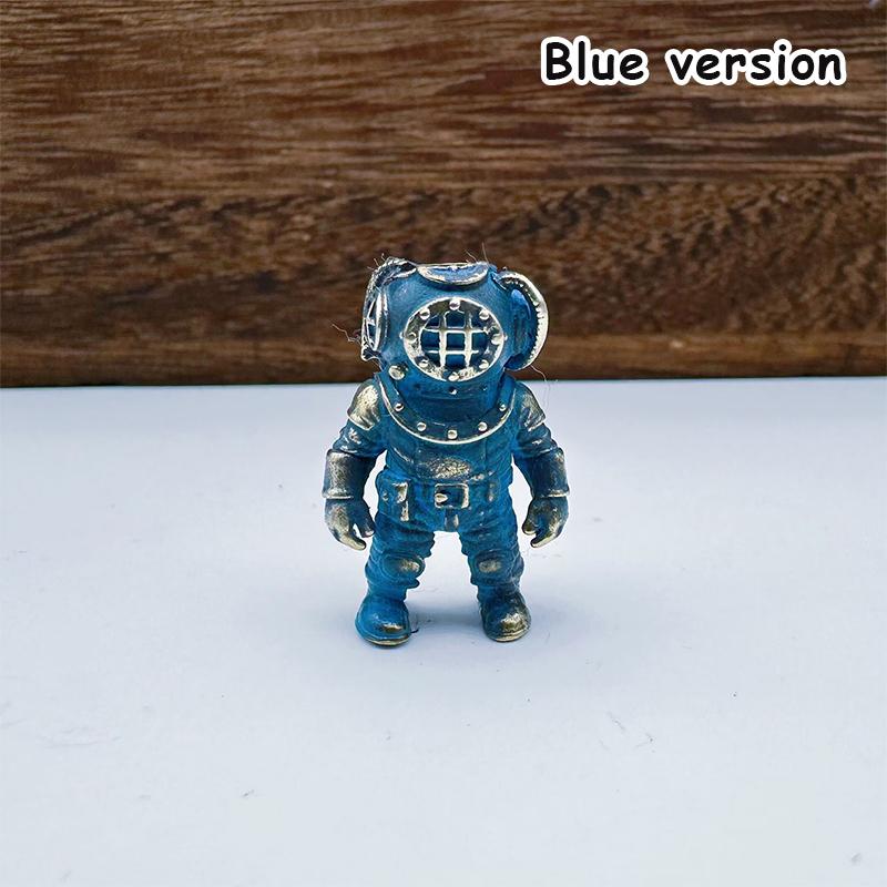 Diver Figurine Brass Knife Beads Edc Diy Woven Bracelets Lanyard Pendants Accessories Outdoor Tool Hangings Charms Gift