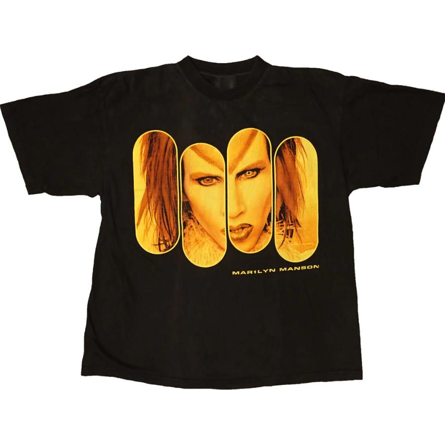 Винтажная футболка Marilyn Manson Rock Is Dead 1999 года, размеры S-5XL, унисекс XXXXL