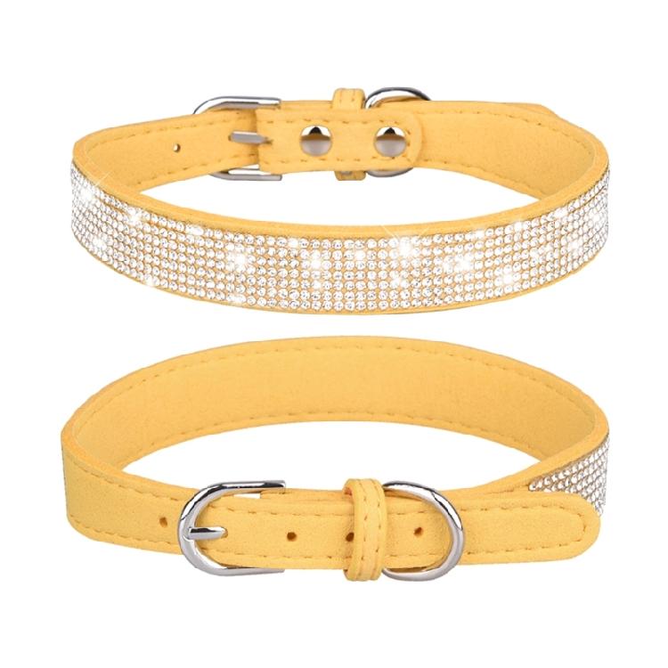 Sparkling Crystal-Diamond Adjustable Pet Collar for Puppy Small Medium Dogs Cats