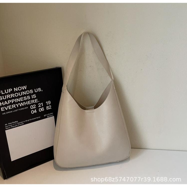 Large-capacity underarm bag women's 2025 new textured women's simple fashion versatile spring and summer one-shoulder crossbody bag