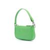 By Far Mini Rachel Strapless Textured Chain Zip Closure Leather Underarm Shoulder Handbag Women handbags Green 21CRMIRAGSDSMA