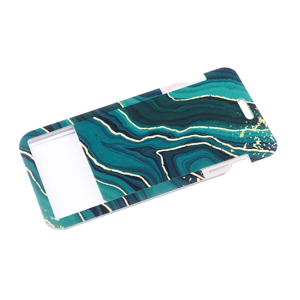 Marble Texture Phone Lanyard & Card Holder for Student/Work ID, Meal & Bus Access.