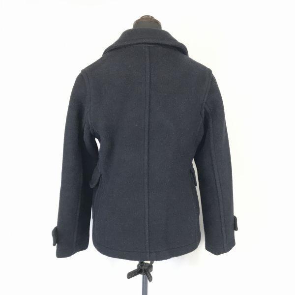 Made in England/LONDON TRADITION for GLR/Short Wool Pea Coat/Outerwear/36/Ladies S/Navy/(USED)