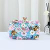 Women's Floral Evening Clutch: Elegant High-End Wedding and Banquet Handbag