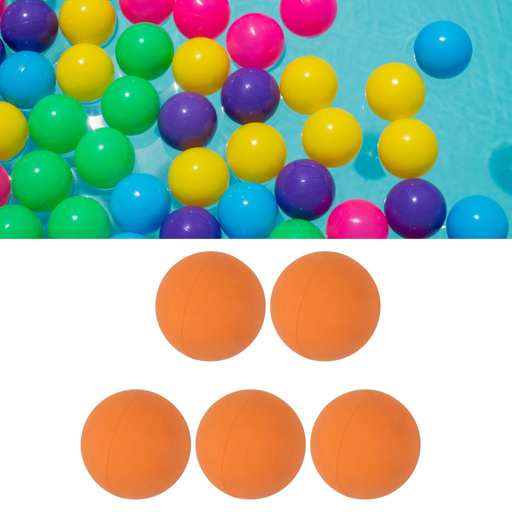 5pcs 6cm Bouncy   Safe Eco Friendly Rubber Portable Hand Exercise  s Wall   for Kids for Swimming Pools Beaches