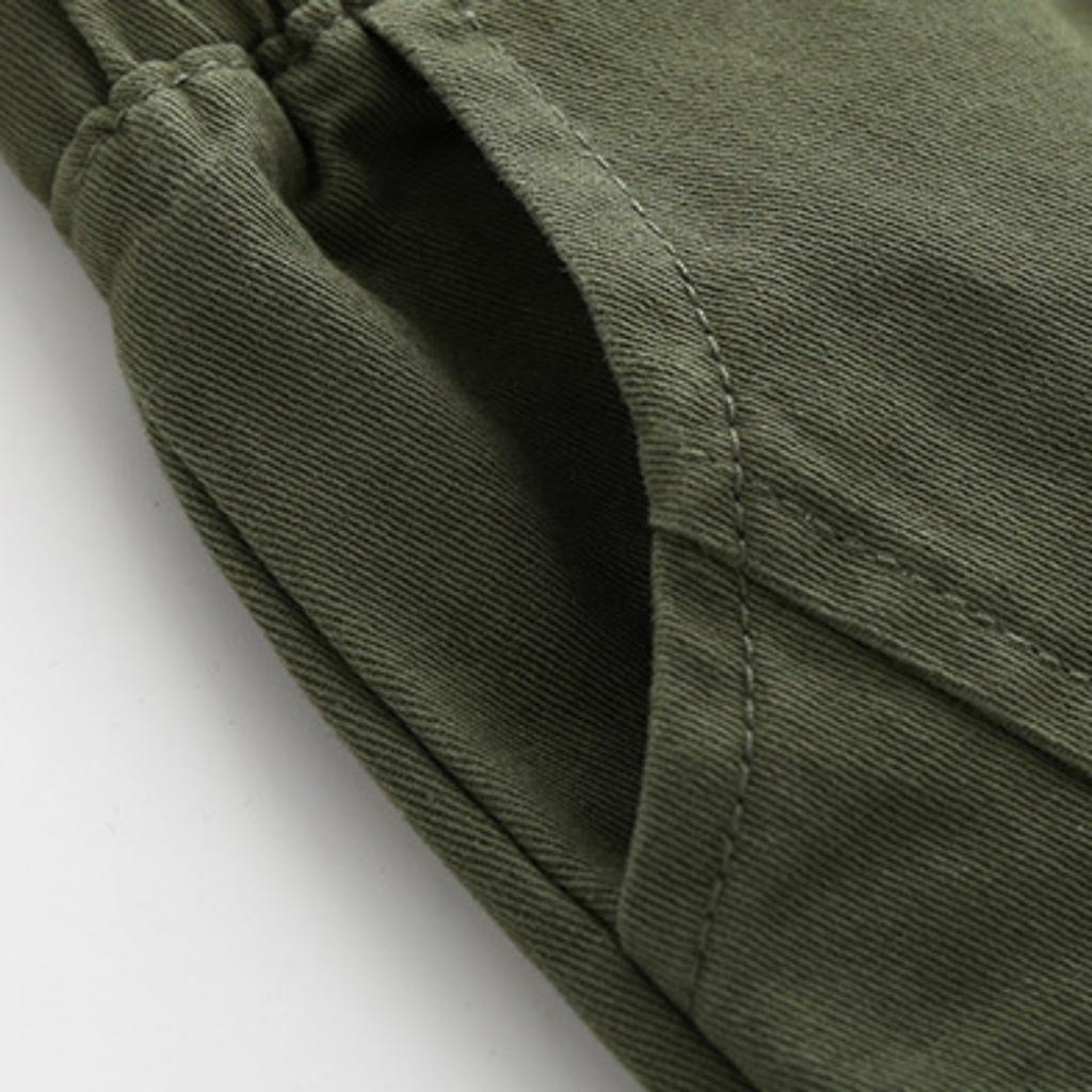 Men's Cotton Casual Pants Korean Comfortable Spring Fashion Trendy Trousers
