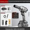 High Torque Brushless Electric Impact Wrench with Lithium Battery & Socket Rack for Auto Repair