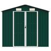 Garden Shed Green 205 x 129 x 183 cm Galvanized Steel