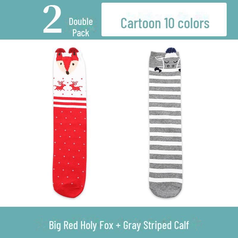 Kinder Cartoon Mittelrohrsocken: Leichte Frühling/Herbst Kniestrümpfe für Mädchen