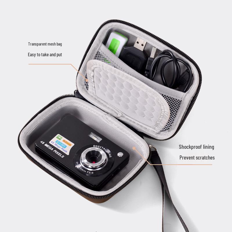 Cross-Border EVA Portable CCD Camera Bag: Hard Shell Waterproof Shockproof Digital Camera Storage Box
