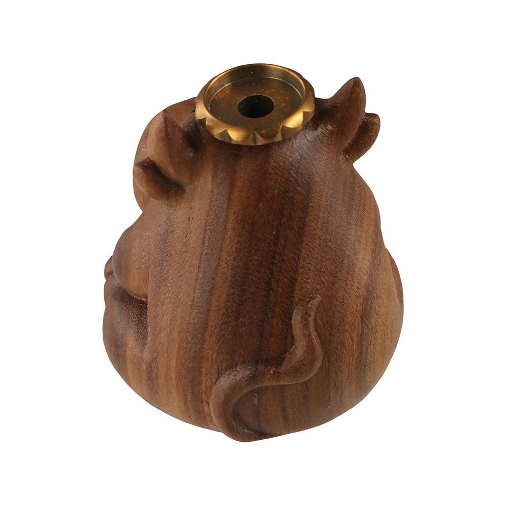 Cute Animal Inverted Incense Tray Cartoon Green Sandalwood Incense Holder  Interior
