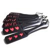 Sex Double-deck Slave Paddle Butt Whip Faux Leather Spanking Flogger Bondage