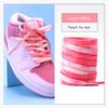 1 Pair Cotton Shoelaces Trend Tie Dye Shoe Laces Personality Men and Women Casual Shoes Universal Flat Shoelaces 120/140/160cm