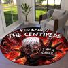Tokyo Ghoul Round Area Rug Carpet Rug For Living Room Bedroom Sofa Playroom Decor Nonslip Floor Mat