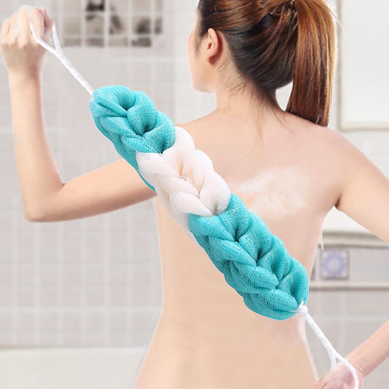 1pc Back Scrub Towel for Men and Women Bath Ball Bubble Ball Decontamination Scrub Bath Towel Wash and Rinse Foaming Bath Towel