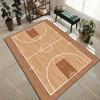 Basketball court wooden flooring Print Carpet Rug for Living Room Bedroom Sofa Doormat Home Decor Non-slip Floor Mat