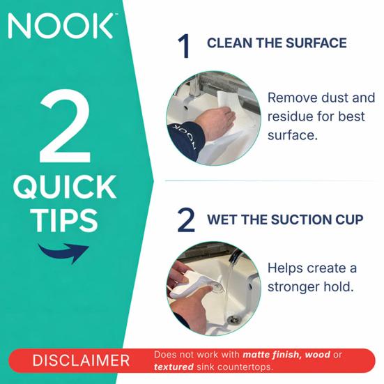 Toothbrush Holder with Suction Cups BPA-Free Plastic Hollow Drain Tray Moisture Resistant Toothbrush Storage Rack for Family Travel Home Use