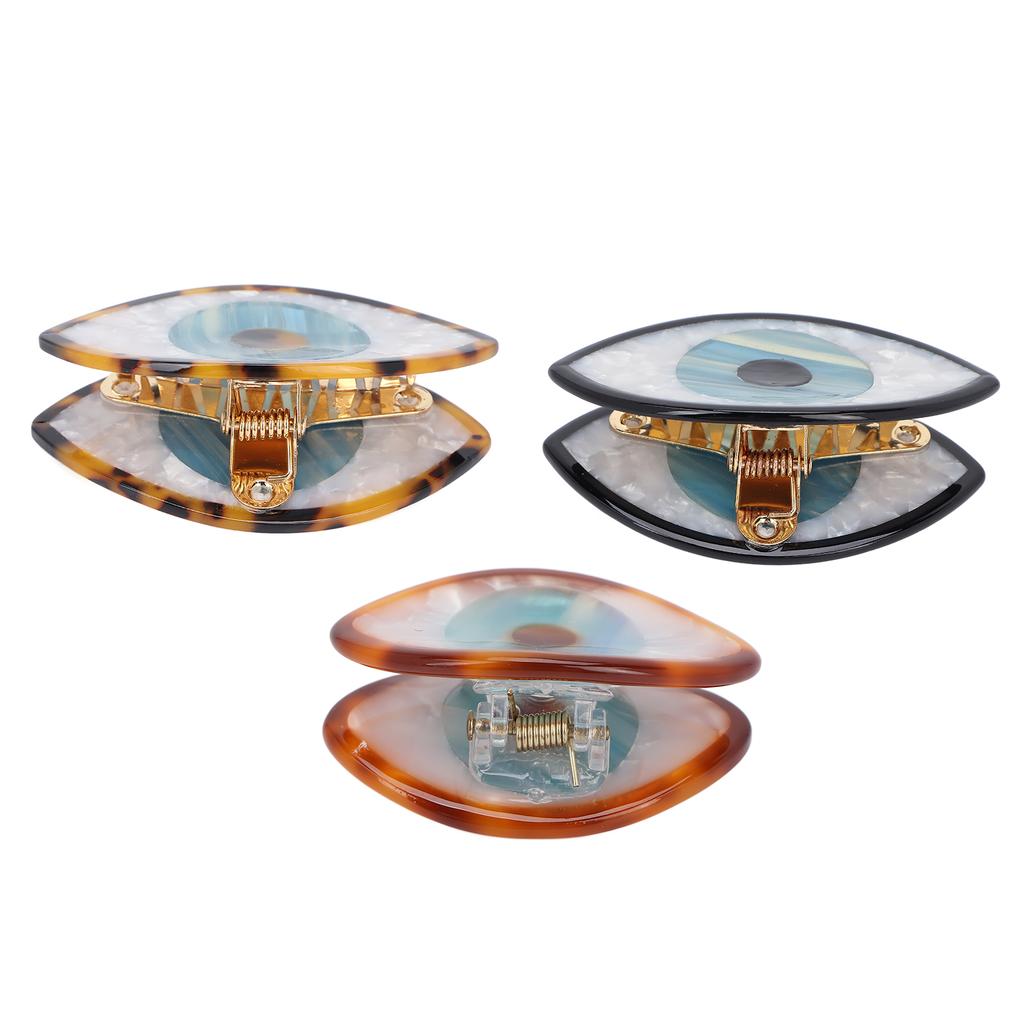 Haarklammern in Augenform, Haarklammern, dekorative Haar-Accessoires, Haarspangen für Frauen und Mädchen