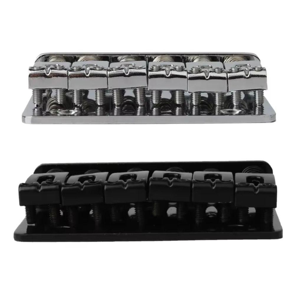 Black/Gold Tremolo Bridge Set 6 Strings Electric Guitar Bridge  Guitar Accessories