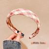 Pink Series Women's Versatile High-Top Non-Slip Hairband - Perfect for Outings, Face Washing, and Sweet Styles