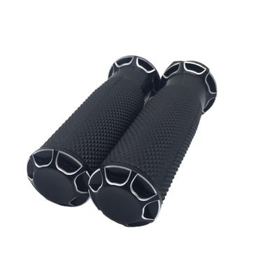 Harley 883 XL1200 Custom Knurled Handlebar Grips 25mm
