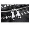 Luxury Women Genuine Leather Backpack Rivet Multifunctional Shoulder Bag Female Retro Travel Bag Teenage Girls Fashion Schoolbag
