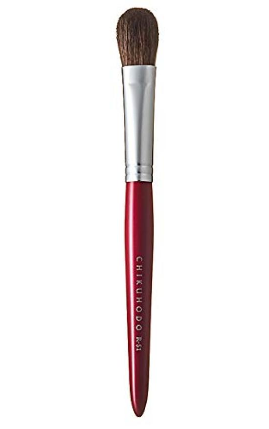 

Kumano Brush Chikuhodo Regular Series Eyeshadow Brush Horse Red Line Makeup Brush 1 Piece (Makeup Brush) RR-S1 (x 1)