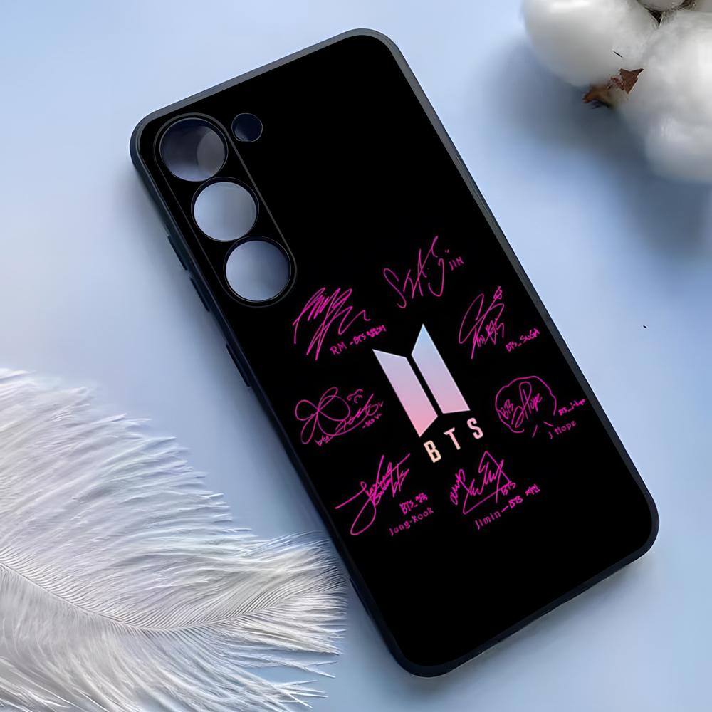 Hot-B-BTS-S Phone Case For Samsung S25 Ultra S24 S23 S22 S21 S20 Plus Fe Galaxy A54 A53 A34 A25 Silicone Cover