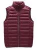 Wnodruke Ultralight Down and Packable WN002 Men's Vest, Lightweight, Warm, Compact, (XL, Red)