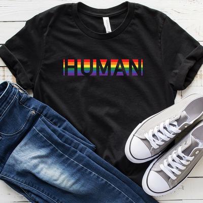 Human Rainbow Unisex Shirt