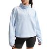 Fleece Tops Women's Sky Blue/White Moderate Pullover HV3703-441