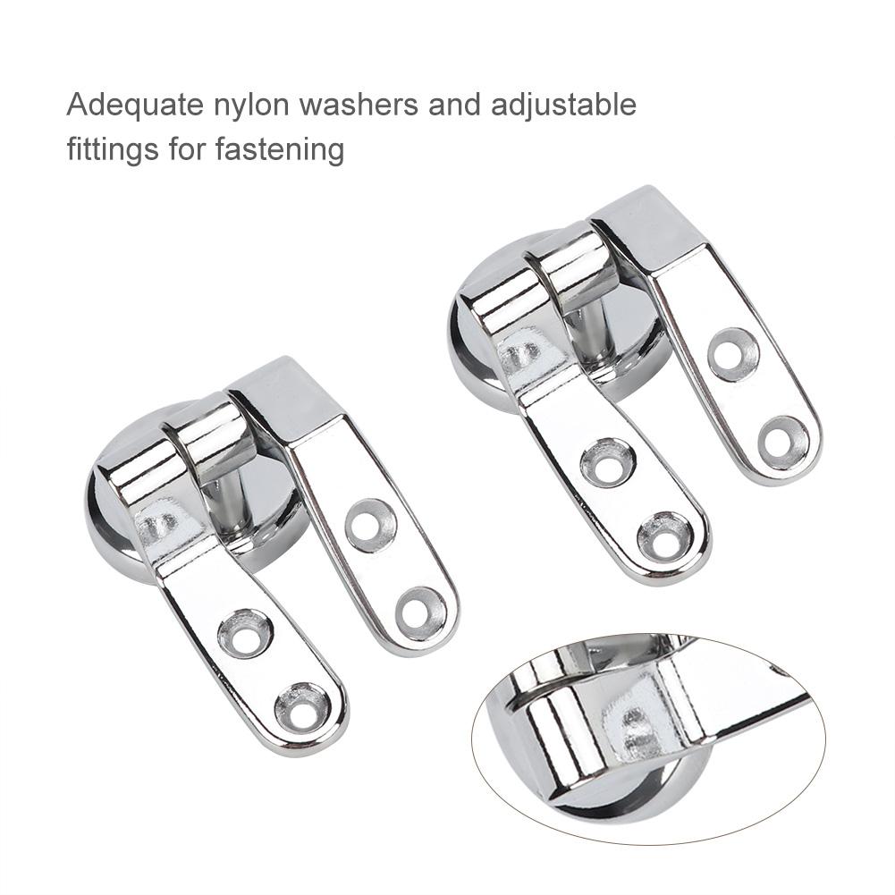 ZK40 Toilet Lid Fixings Toilet Hinges Repair Replacement Kit Tools Set