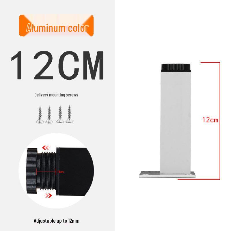 Adjustable Aluminum Alloy Cabinet Legs for Bathroom or TV Cabinets
