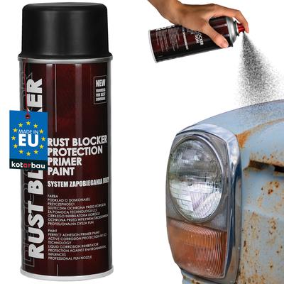 Rostschutz-Sprühfarbe für Metallzäune und Tore Schutzlack Schwarz Ral 9005 400