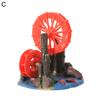 Unfading Color Decorative Resin Fish Tank Ornament Simulation Aquarium Waterwheel Stone Decoration Aquarium Accessories
