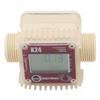 Digital Turbine Flow Meter 20BAR High Accuracy LCD Display G1 Male Thread Digital Fuel Flow Meter with 4 Measure Unit