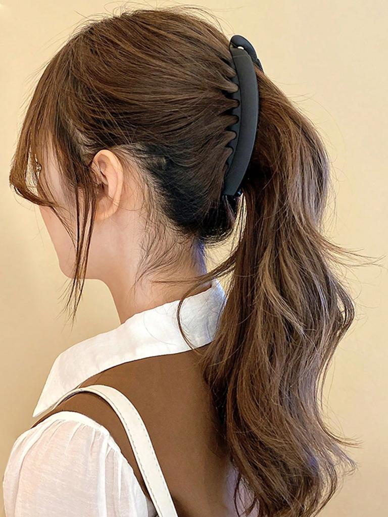 2 Pcs Large Hair Claw Clips for Women and Girls, Nonslip Combs Strong Hold Ponytail Holder Clips for Medium Thick Hair.