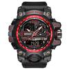 SANDA 3133 Student Electronic Wrist Clock Trendy Fashion Waterproof Week Day Display Digital Analog Watch Alarm Mode Teenager