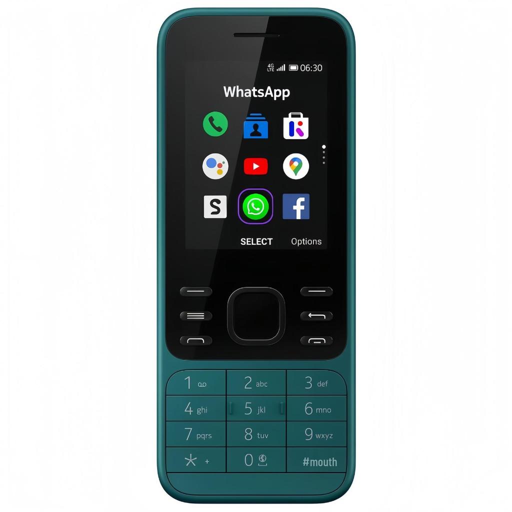 6300 2020 Dual SIM Feature Phone with 2G WIFI and Keypad