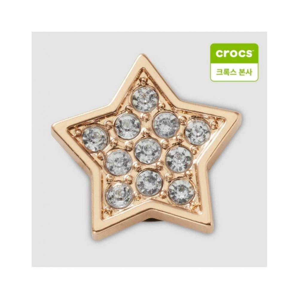 

Crocs Маленькая золотая бриллиантовая звезда Zibbitz Charm 10014171 shuffle