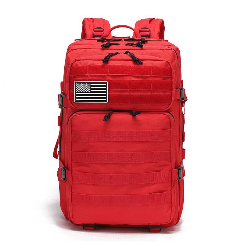 Men's Large Capacity Outdoor Sports Backpack, Water-Resistant, Multifunctional, 45L
