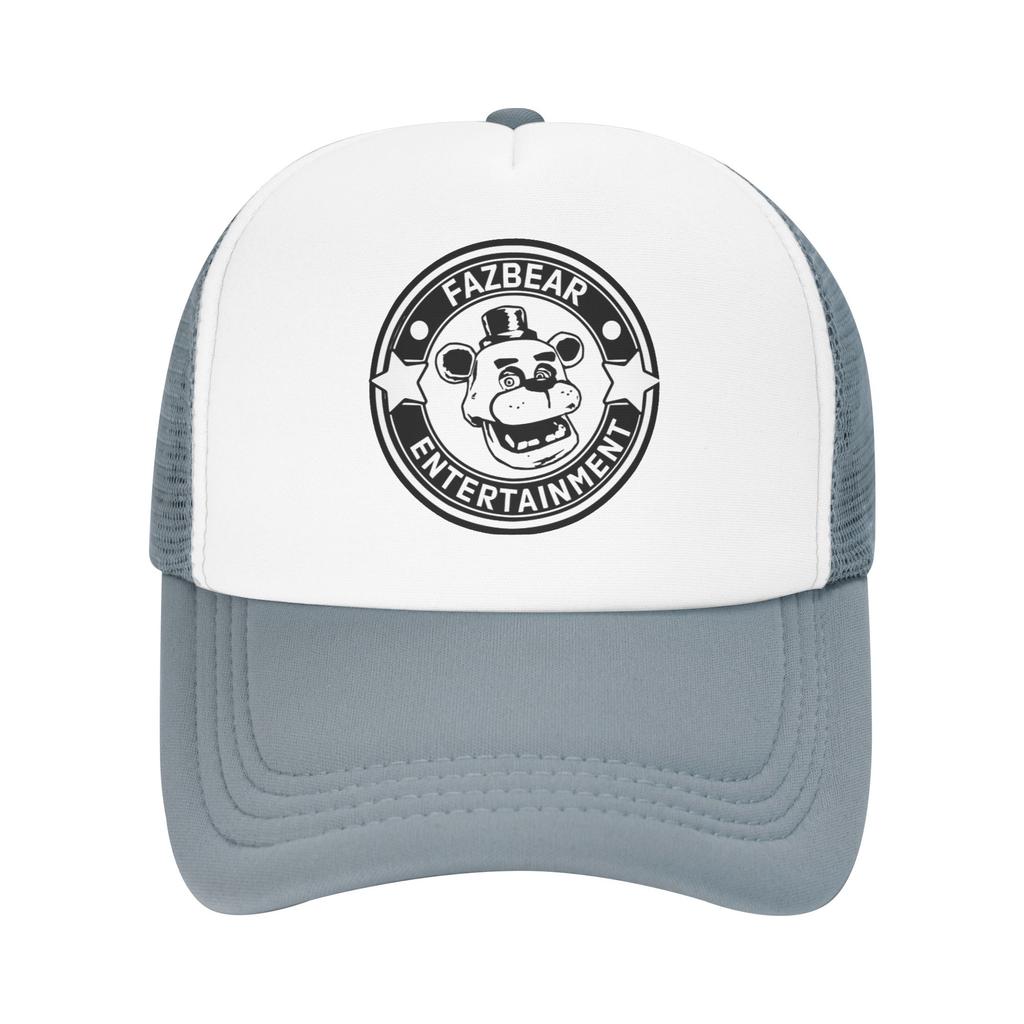 FNAF At Freddys Mesh Baseball Cap Unisex Women Fashion Sun Caps Hat Adjustable Summer Trucker Hats