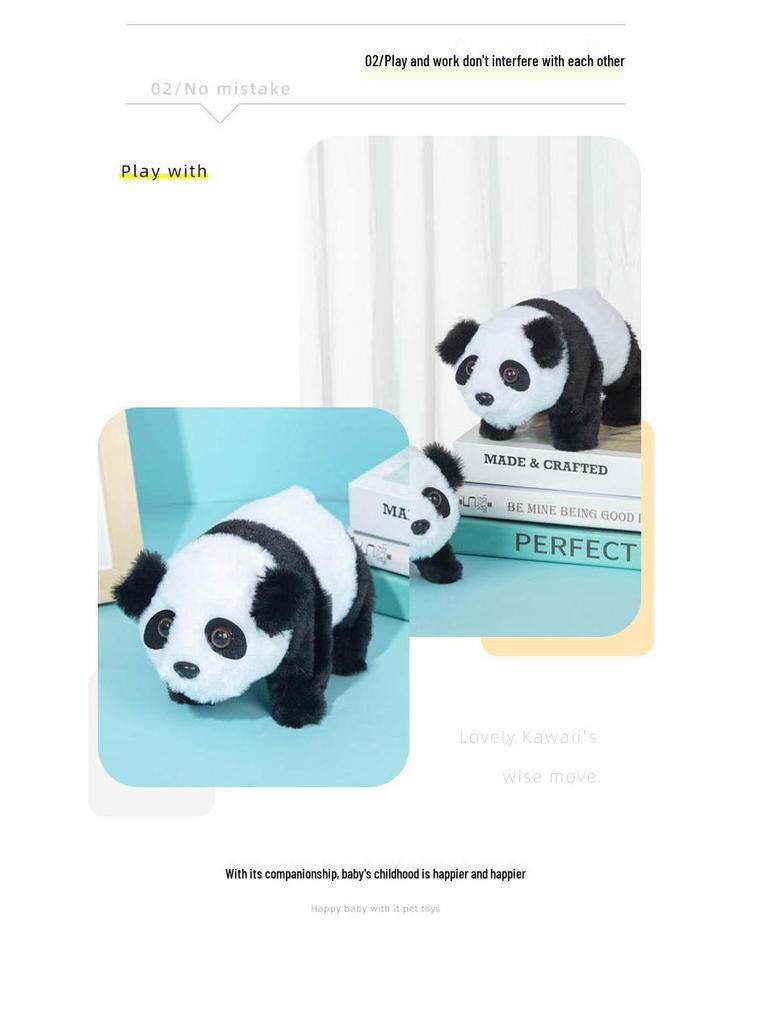 Walking Plush Panda Toy with Sound