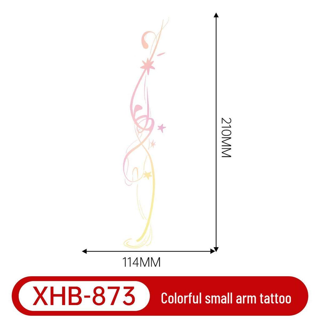 Colorful Butterfly Tattoo: Long-lasting, Waterproof, Semi-permanent Arm Art for a Fresh, Cool Look