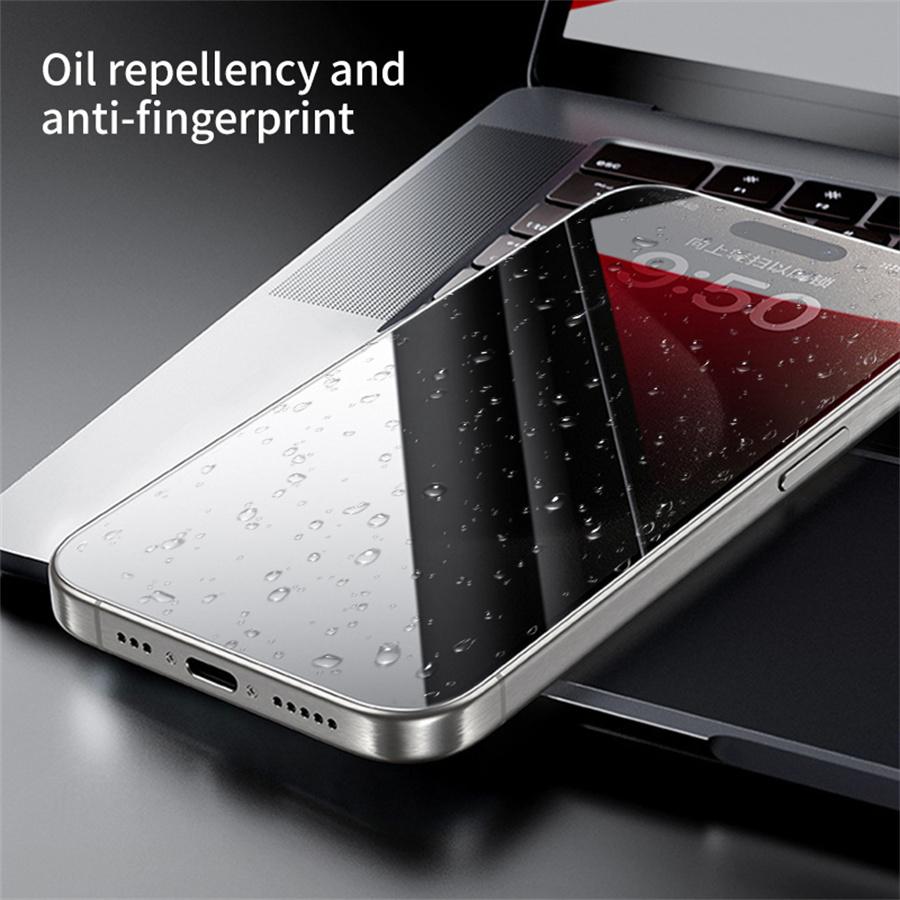 360° Privacy / Matte Privacy Tempered Glass Screen Protector Film For iPhone Air 18 17 16 15 14 13 12 Pro Max 16 15 14 Plus