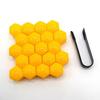 20 Pcs Car Wheel Nut Caps Protection Anti-Rust Auto Hub Car Tire Screw Caps Nut Bolt Covers Caps Exterior Decoration 17/19/21 mm